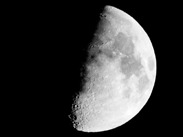 photograph, moon, B&W, lunar