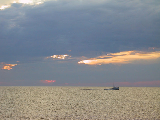 photograph, PEI, sunrise, fishing