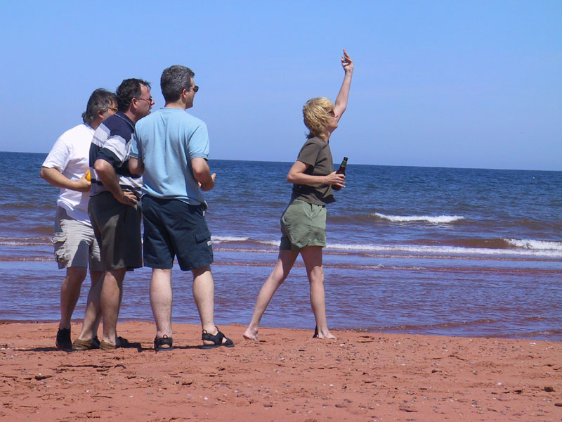 photography, PEI, vacation, canon G1, bocce