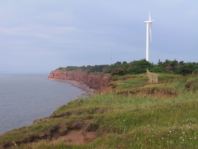 photography, PEI, vacation, canon G1, windmill, power generation, wind