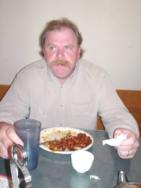 Kevin McGouran, lunch, chinese, chilli chicken