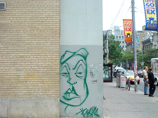 Toronto, Queen Street, Graffiti