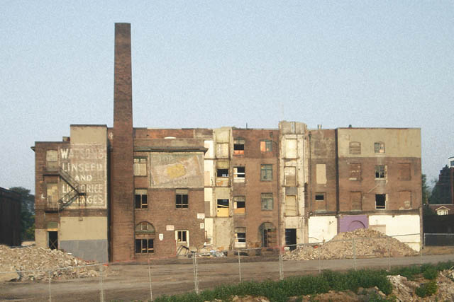 Toronto, factory renovation, old signs, linseed and locorice lozenges