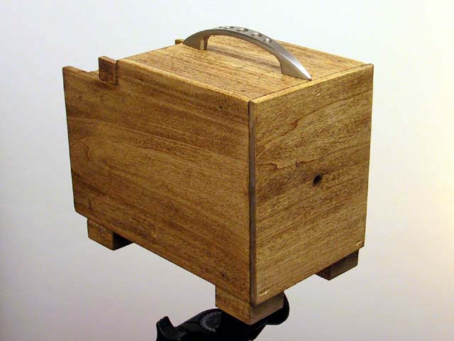 Front view of pinhole camera